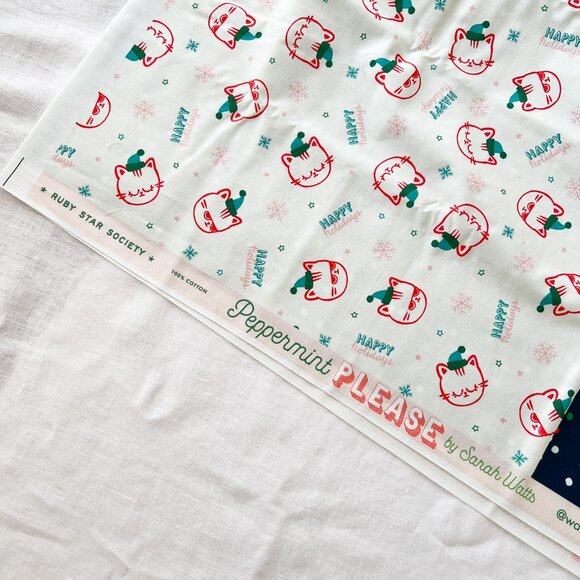 Ruby Star Society - Peppermint Please - Holiday Panel - Fabric - Picture 8 of 8